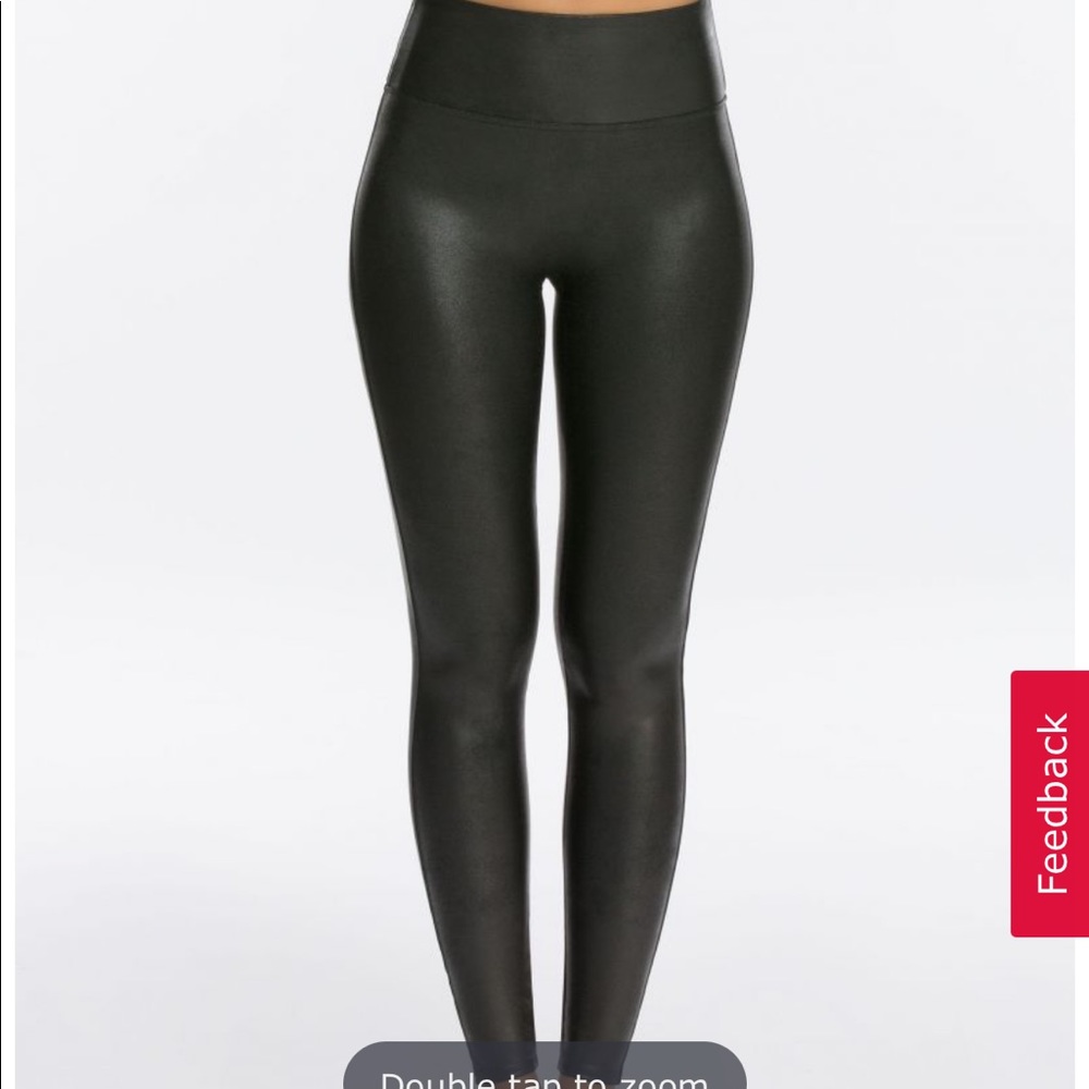 NWOT Spanx Faux Leather Leggings